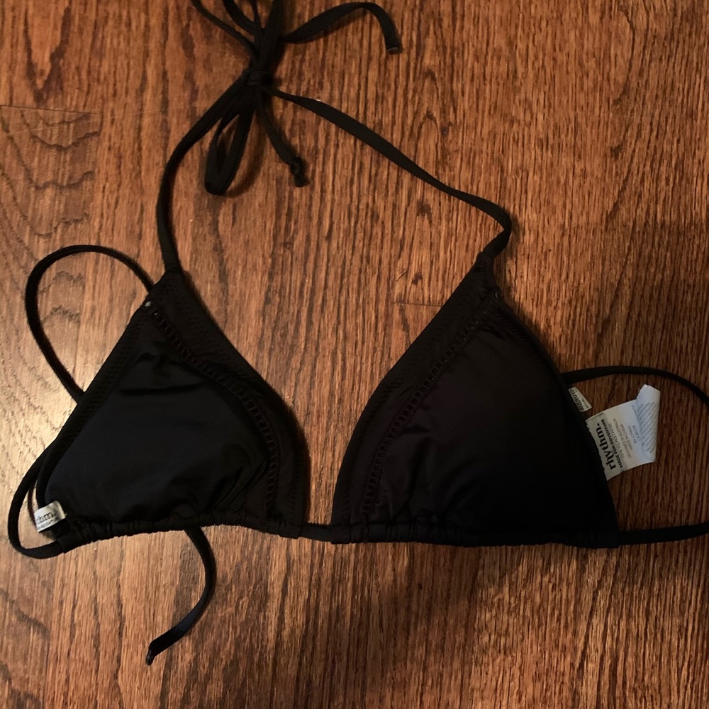 Black bathing suit top